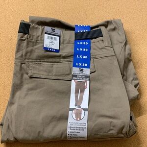 BC Clothing Men’s Stretch  Convertible Cargo  Pants /Short TAN  1588979  LX30
